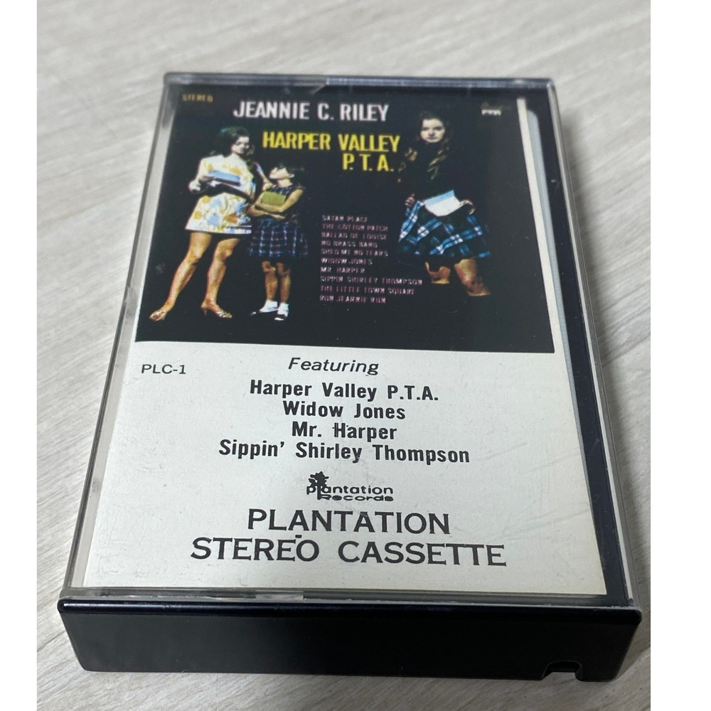 Jeannie C. Riley Harper Valley P.T.A. Cassette Plantation Records PLC-1 USED